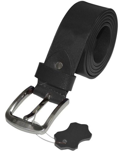 Kruze By Enzo Leather Belt - Black