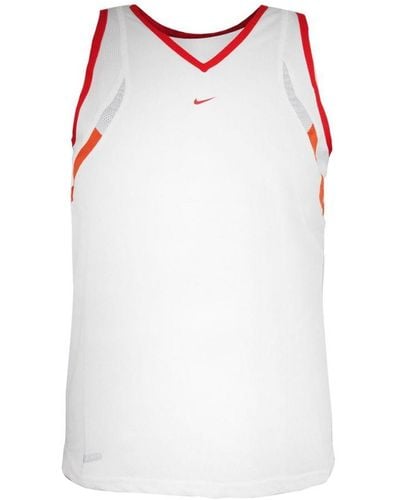 Nike Lightweight Tank Top Training Gym Vest - White