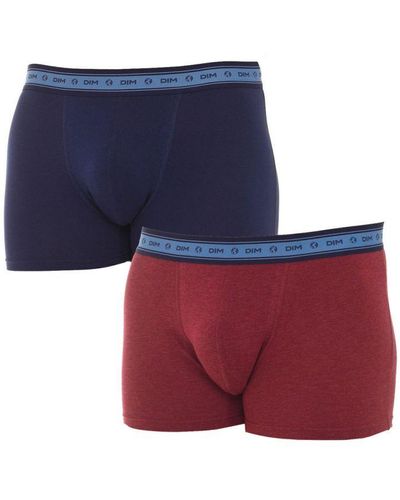 DIM Pack-2 Boxers Bio Breathable Fabric D0A6C - Red
