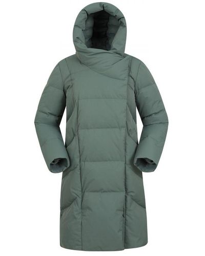 Mountain Warehouse Ladies Cosy Extreme Ii Wrap Down Jacket () - Green