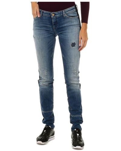 Armani Lange Broek Jeans - Blauw
