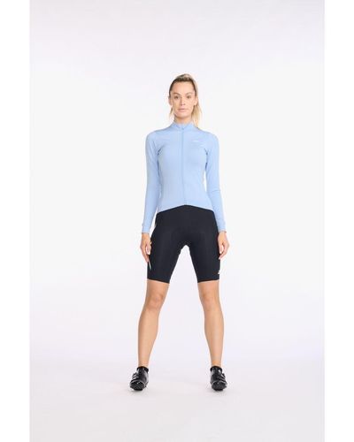2XU W Aero Cycle Long Sleeve Jersey Forever/ Reflective - Blue