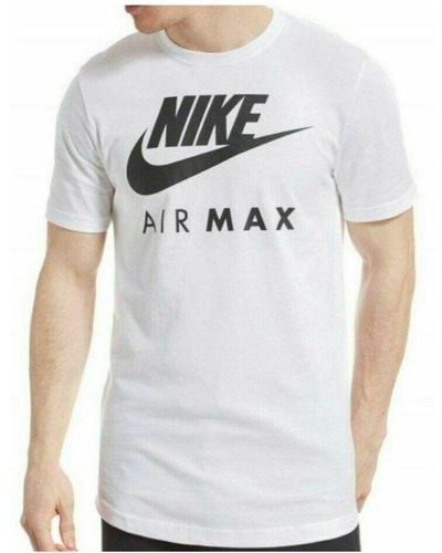 Nike Air Max T-shirt Wit - Grijs
