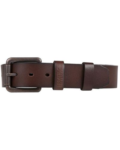 Regatta Pro Leather Waist Belt () - Brown