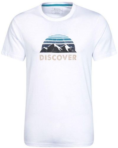 Mountain Warehouse Discover Organic Cotton T-shirt (wit)