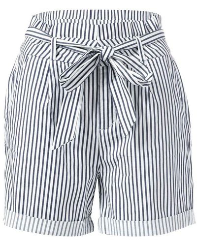 Vero Moda S Eva Paperbag Waist Shorts - Blue