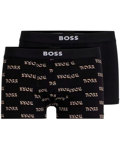 BOSS 2 -pack Trunk Gift Set Cotton - Black