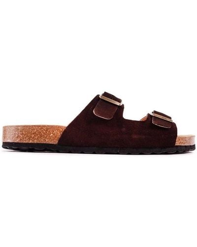 Sole Oak Footbed Sandals - Brown