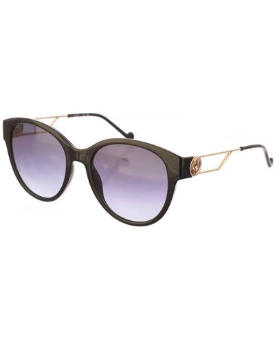 Liu Jo Acetate Sunglasses With Oval Shape Lj762Sr - Purple
