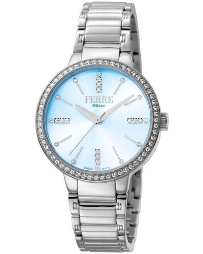 Ferré Fm1l084m0051 Dark Blue Dial Stainless Steel Watch
