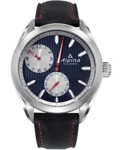 Alpina Alpiner Regulator Limited Edition Horloge Zwart Al-650nssr5e6 - Grijs