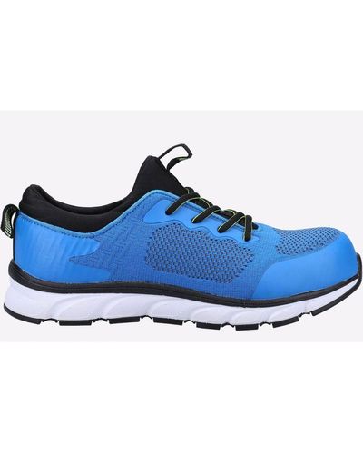 Amblers Safety 718 Memory Foam Trainers - Blue