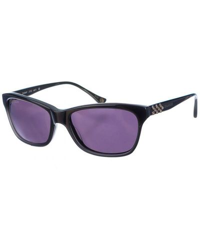 Zadig & Voltaire Rectangular Shaped Acetate Sunglasses Zv5047 - Purple