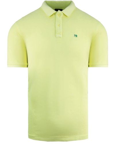 Scotch & Soda Short Sleeve Cotton Polo Shirt 142734 0244 - Yellow