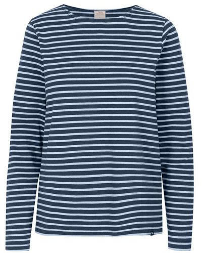 Trespass Ladies Karen Yarn Dyed Stripe Shirt () - Blue