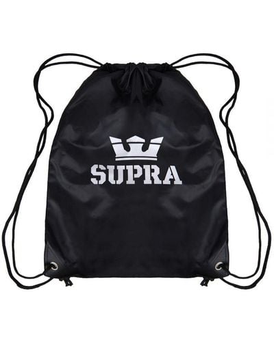 Supra Logo Nylon Bag - Black