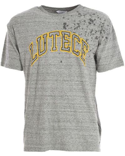 ELEVEN PARIS Nutece 17f1ts800 Short Sleeve T-shirt Cotton - Grey