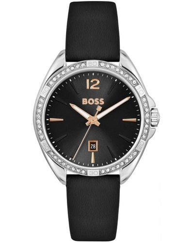 BOSS Felina Watch 1502624 Leather (Archived) - Metallic