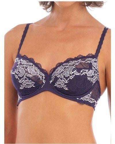 Wacoal Lace Perfection Underwire Bra - Blue