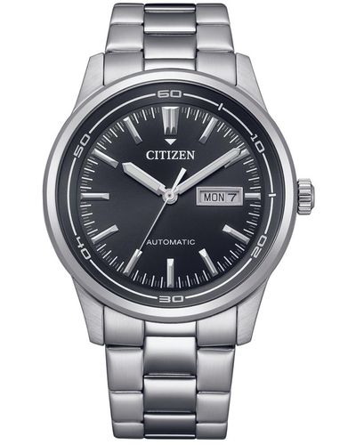 Citizen Silver Watch Nh8400-87e Stainless Steel - Grey