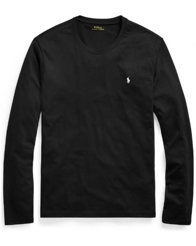 Polo Ralph Lauren Long Sleeve Crew T-Shirt - Black