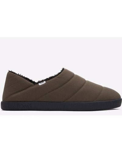TOMS Ezra Slippers Mixed Material - Brown