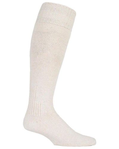 Sock Snob Knee High Angling Socks - White