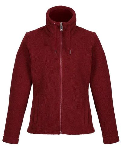 Regatta Kizmitt Fluffy Full Zip Fleece Jacket (cabernet) - Rood