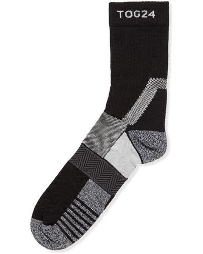 TOG24 Trek Merino Socks Dark Wool - Black