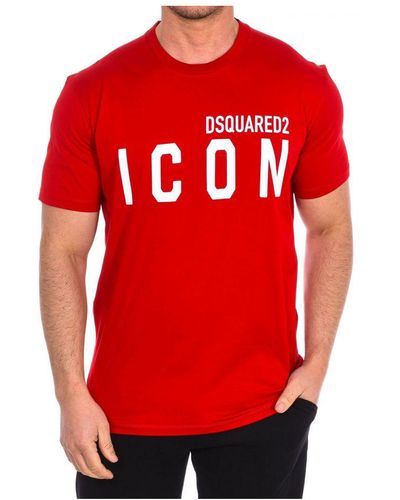 DSquared² Short Sleeve T-Shirt S79Gc0003-S23009 - Red