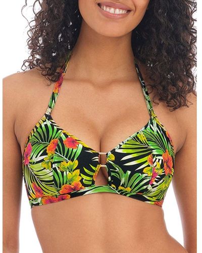 Freya 201311 Maui Daze Triangle Bikini Top Elastane - Green