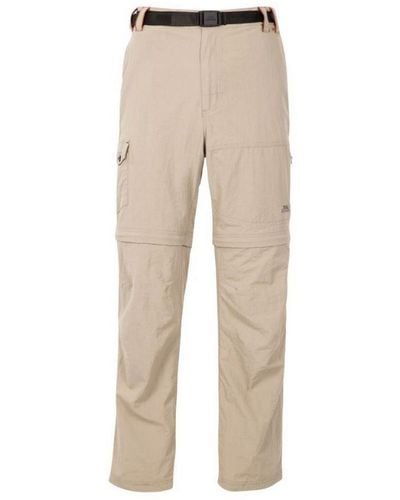 Trespass Rynne B Mosquito Repellent Cargo Trousers (Bamboo) - Natural