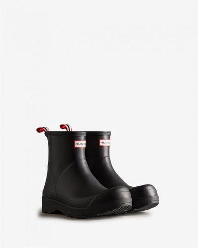 HUNTER Play Short Boot - Black