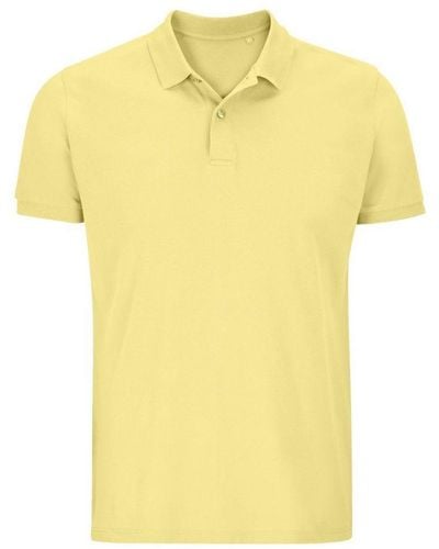 Sol's Planet Piqué Organic Polo Shirt (Light) - Yellow