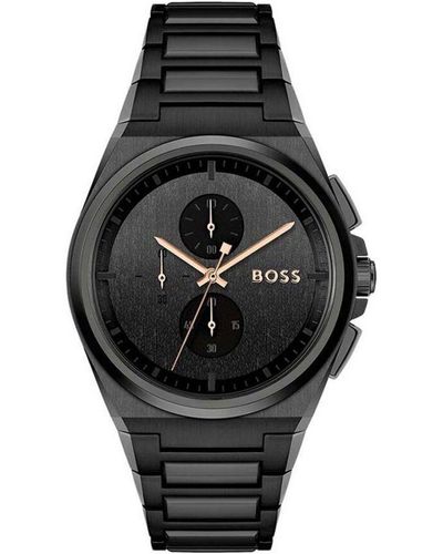 BOSS Steer Watch 1514068 Stainless Steel (Archived) - Black