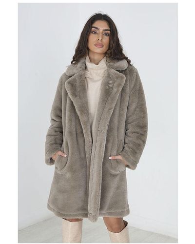 Brave soul stella double breasted cheap mac
