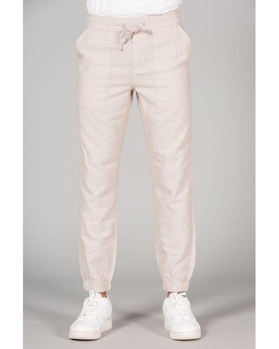 Tokyo Laundry Linen Blend Classic Fit Trousers - White