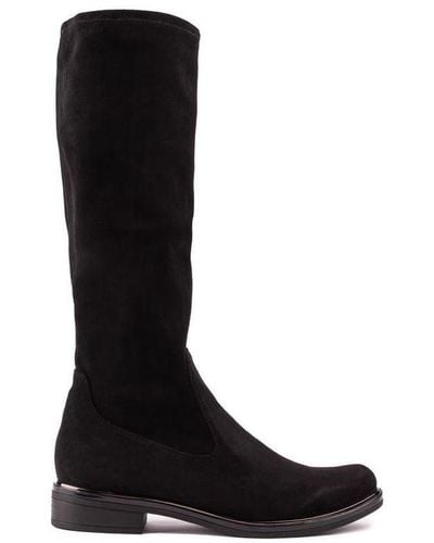 By Caprice Stretch Boots Microfibre - Black