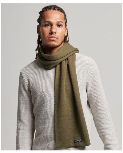 Superdry Vintage Classic Scarf - Green