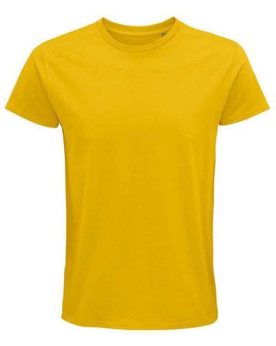 Sol's Volwassen Pionier Organisch T-shirt (goud) - Geel
