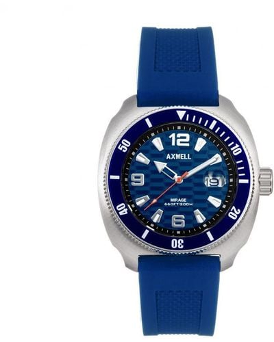 Axwell Mirage Horlogeband Met Datum - Blauw