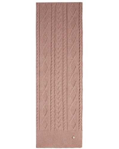 Guess Textured Finish Scarf - Pink