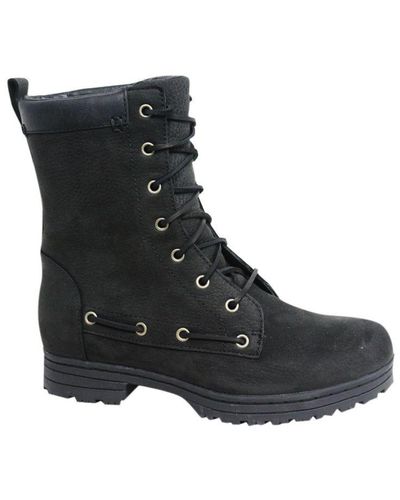 Sebago Dorset Lace Up Leather Winter Waterproof Boots B512100 B35C - Black