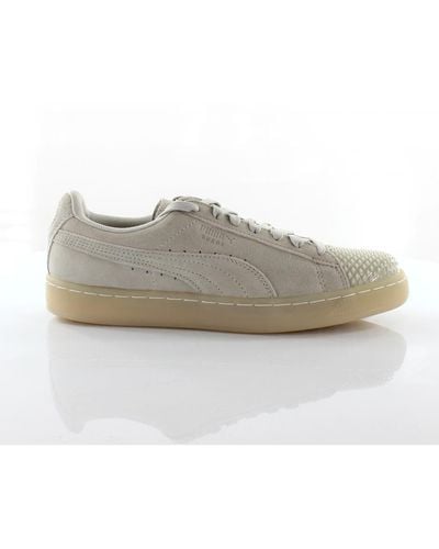 PUMA Suede Jelly Leather Trainers 365859 02 - Grey