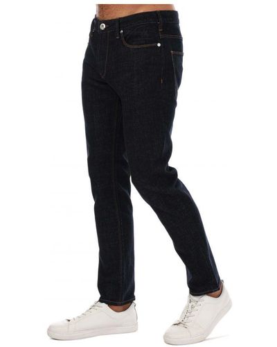 Armani J06 Jeans Met Slanke Pasvorm Voor , Denim - Zwart