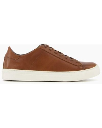 Dune Togen Cupsole Trainers - Brown