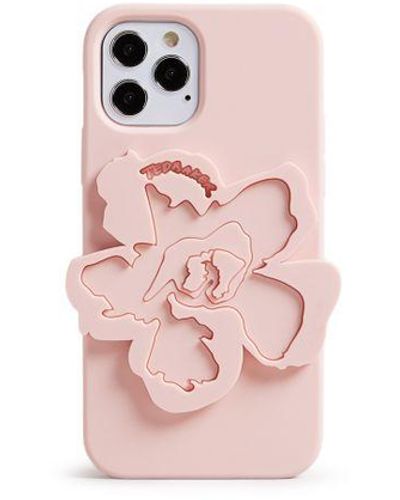 Ted Baker Roseii Magnolia Silicn Iphone 12 / 12 Pro Clip Case - Pink