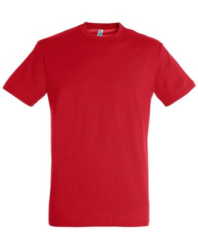 Sol's Regent T-shirt Met Korte Mouwen (rood)
