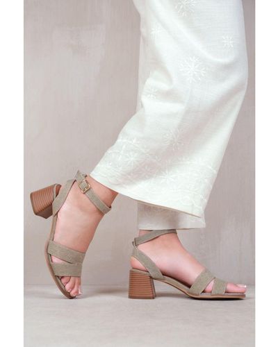 Where's That From 'Mona' Extra Wide Fit Statement Platform - White