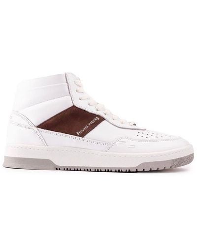 Filling Pieces Ace Mid Trainers - White